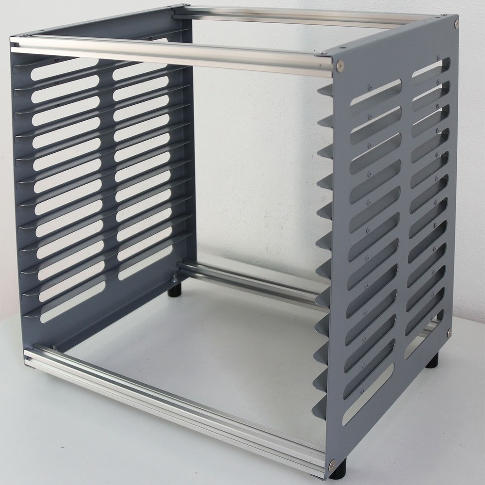 TECHTONGDA 12 Layers Desktop Placed Flat Push Type Drying Rack Simple Operation
