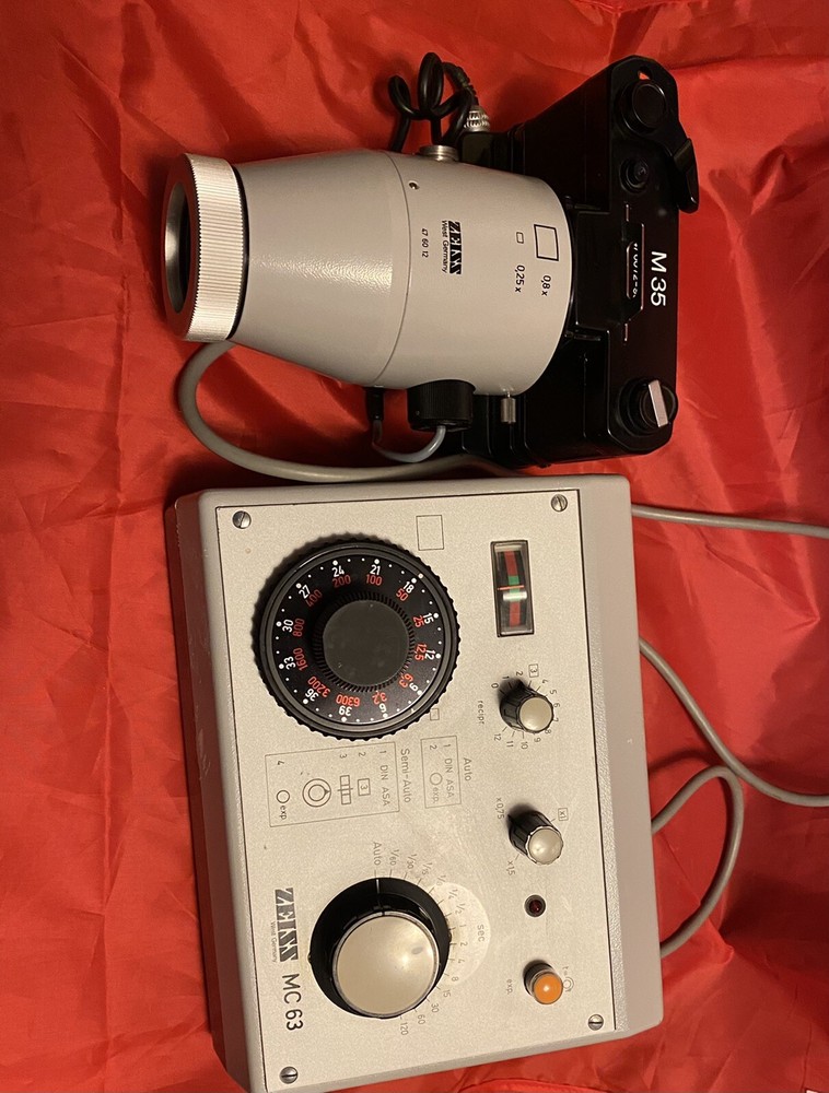 Carl Zeiss Microscope Photograph Control Unit, Camera & Adaptor