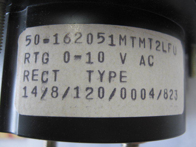 GENERAL ELECTRIC RECTIFIER TYPE PANEL METER TYPE D0-91