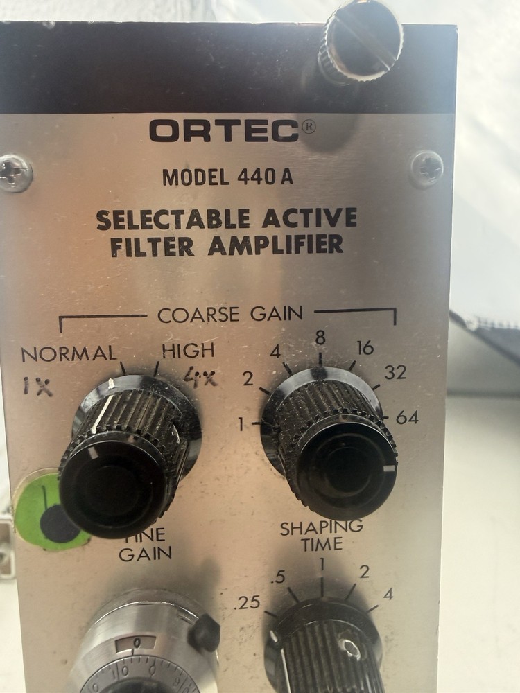 Ortec Model 440A Selectable Active Filter Amplifier NIM BIN Plug-In Module