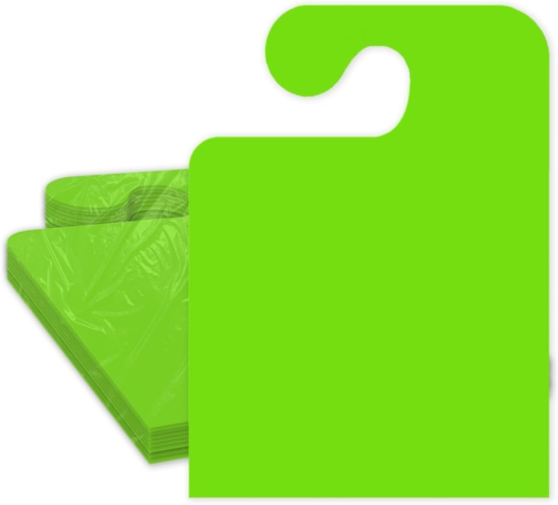 Versa Tags Blank Hook Rearview Mirror Hang Tags Pack of 50 Hang Tag 8.5" X 11.5"