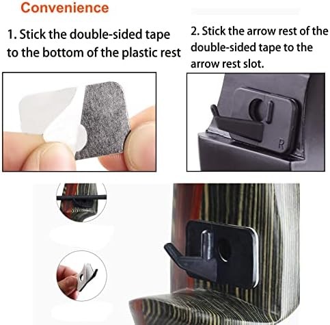 6pcs Plastic Arrow Rest for Recurve Bow Right/Left Hand
