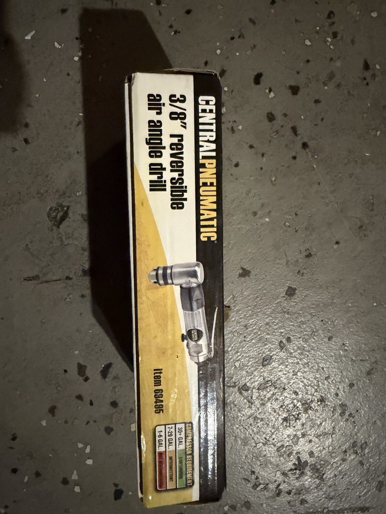 Reversible 3/8 Inch Air Angle Drill