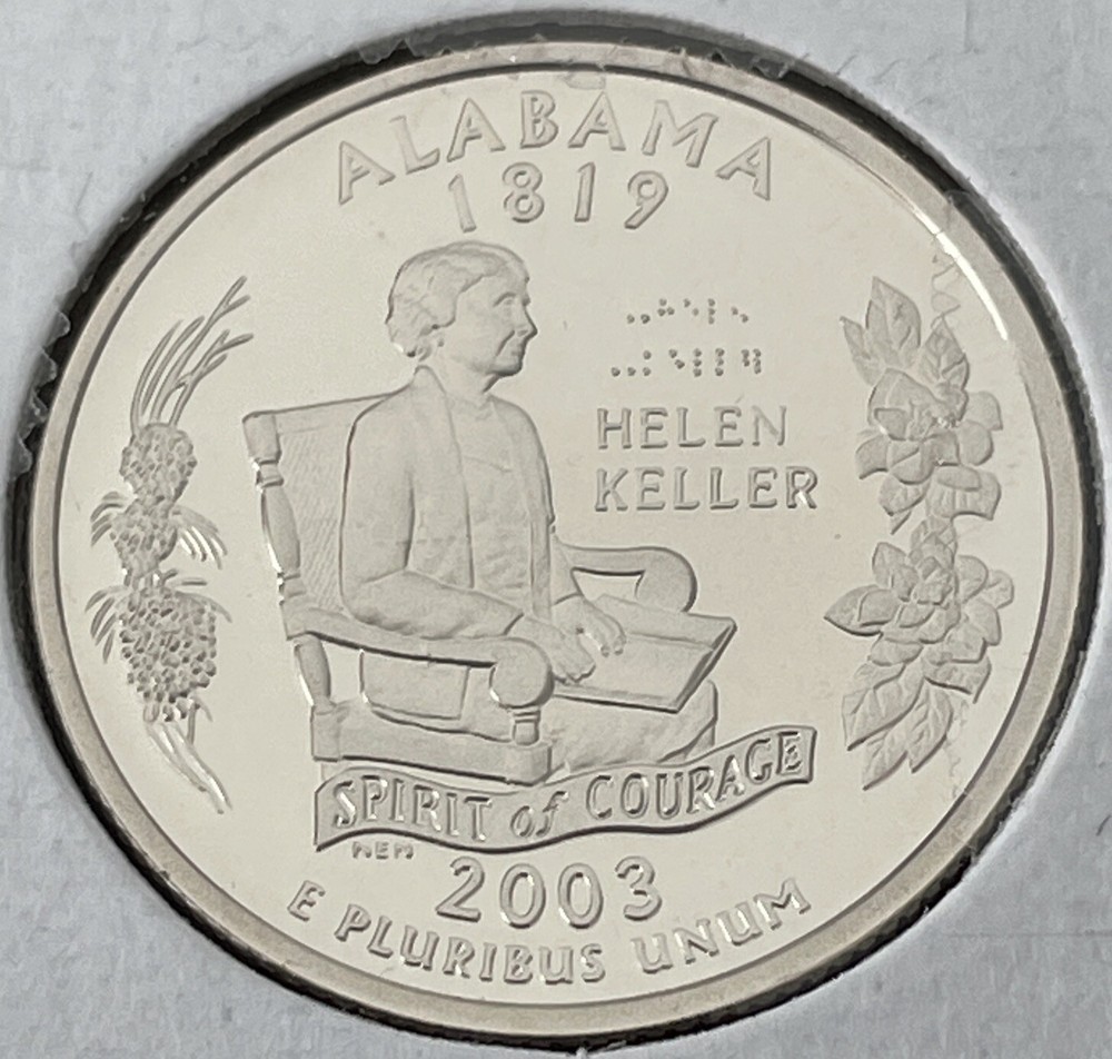 2003 Proof Alabama State Quarter