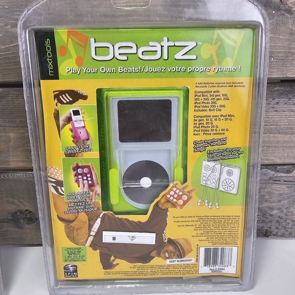 Spin Master Ipod Remix & Beatz Bundle Turn Ipod Into Drum Machine & Mix Sratch