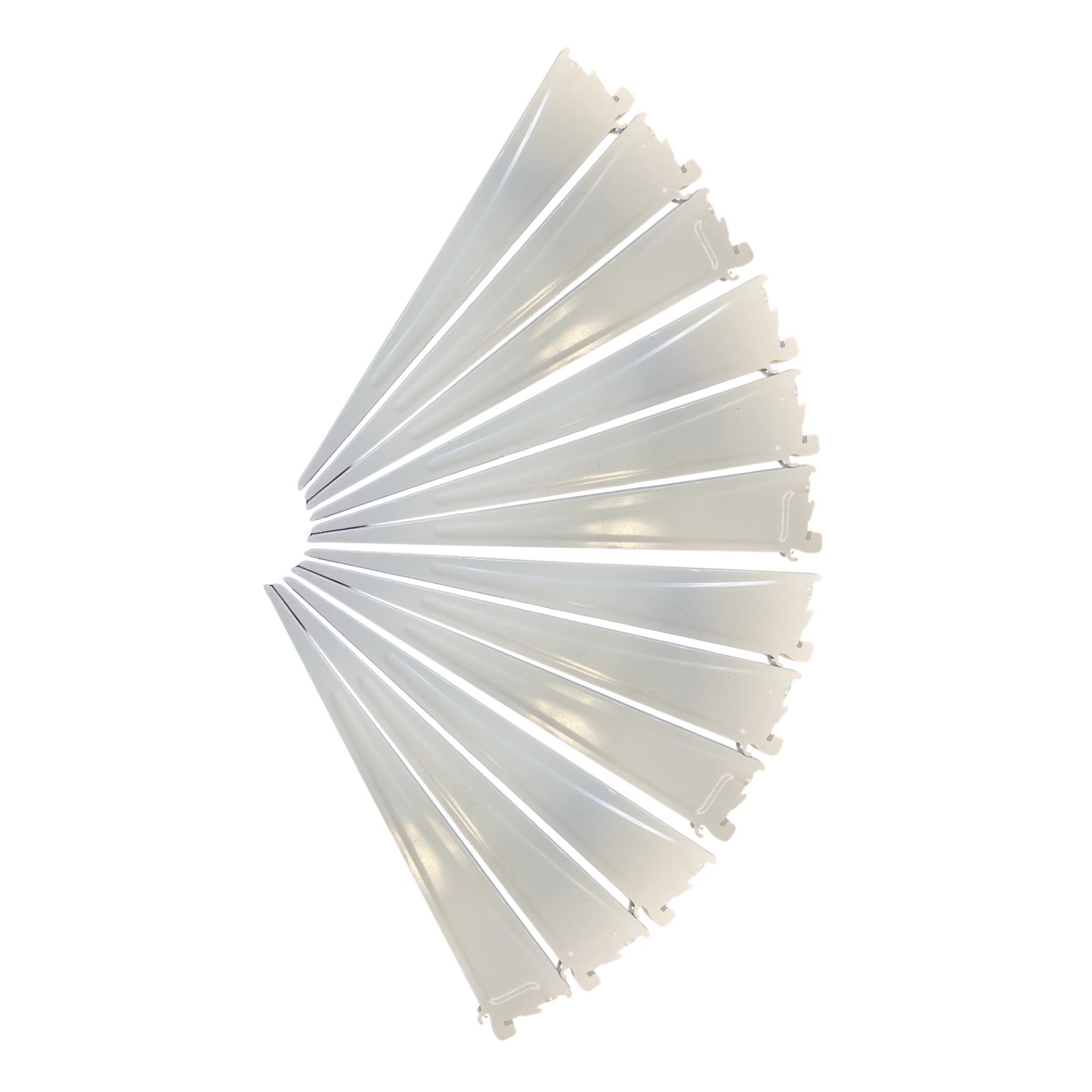 Closetmaid 285400 16-In. White Shelf Track Bracket Lot of 12