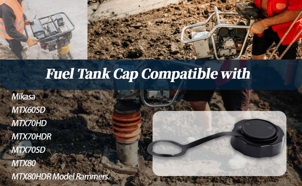 1Pcs Fuel Tank Cap For Mikasa MTX60 MTX70 MTX80 MTX90 Model Rammers 366350460