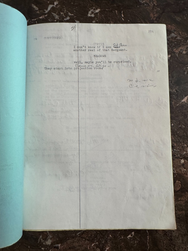 Gomer Pyle USMC - HEAVILY ANNOTATED Original Script - A STAR IS BORN #52