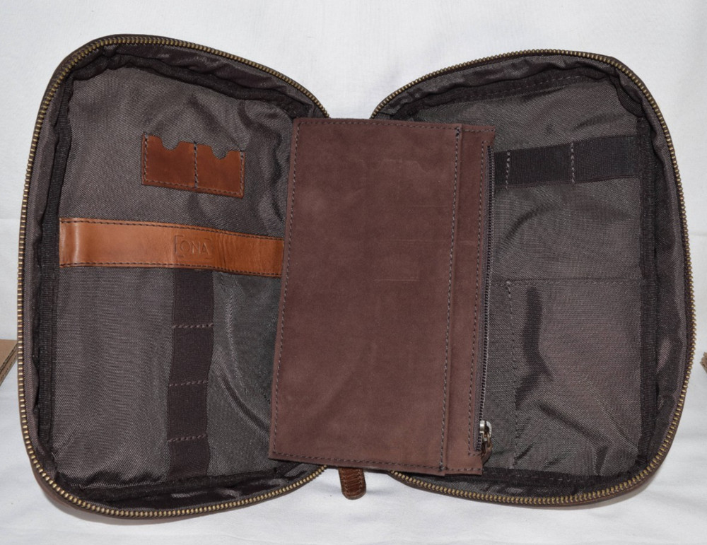 ONA Tech Kit -Slightly Used - Full Grain Leather