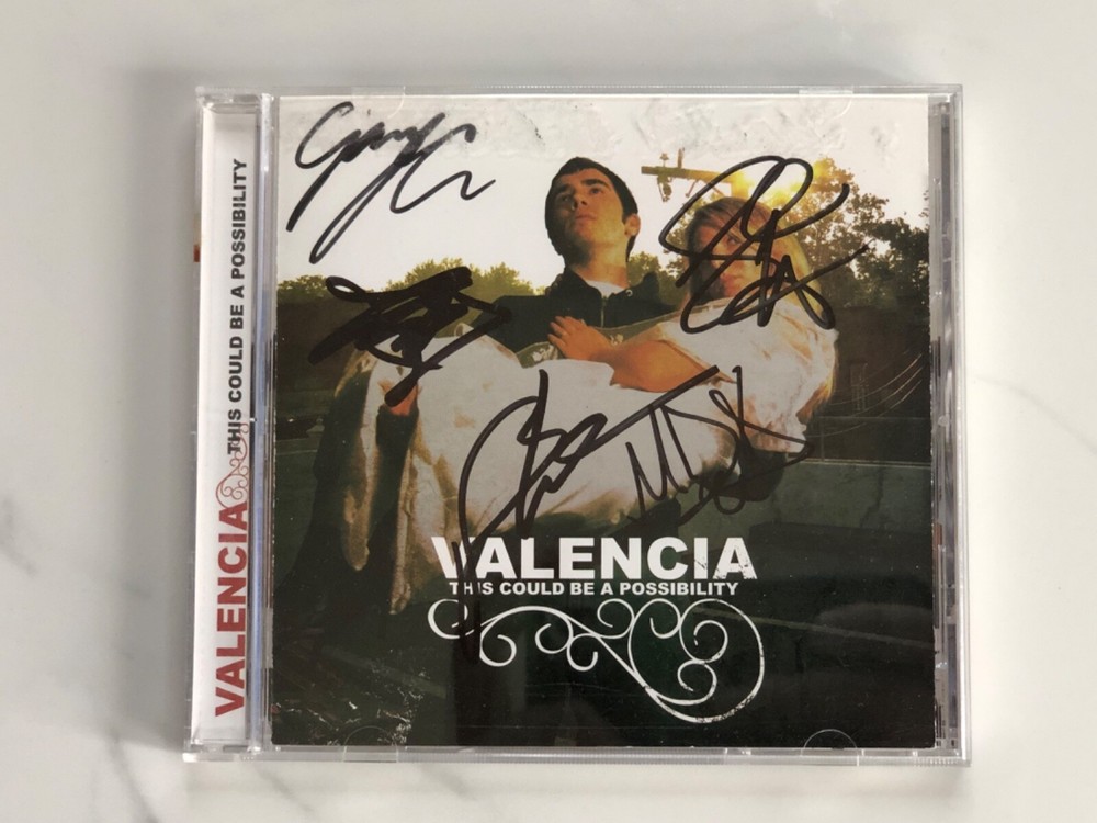 Signed / Autographed Valencia This Could Be A Possibility Booklet + CD Rock Emo