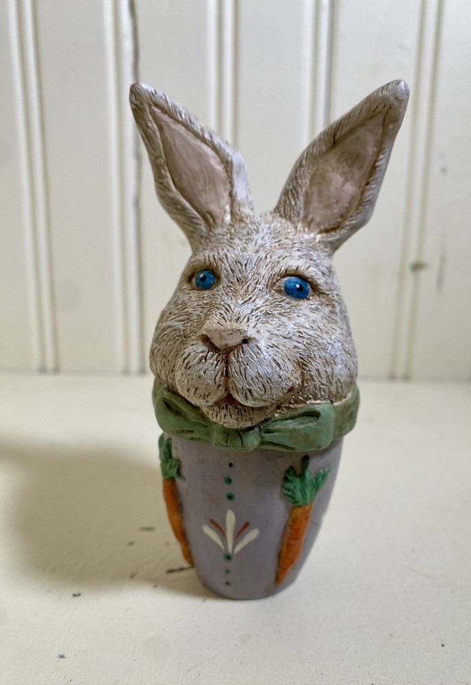 Easter Rabbit Head Candy Container