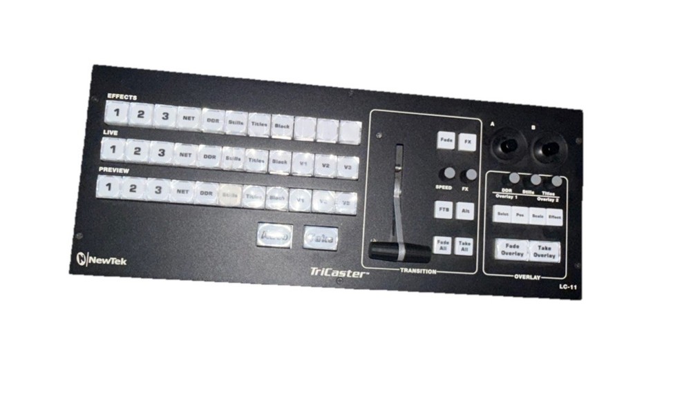 NewTek LiveControl LC-11 USB Controller Keyboard For NewTek TriCaster Untested