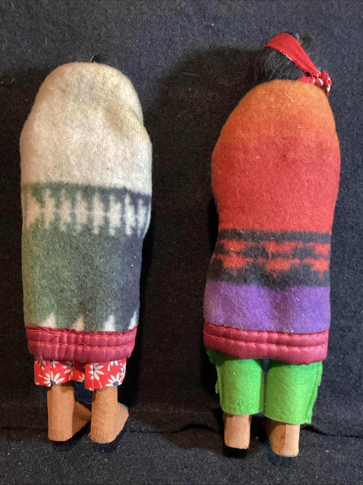 2 PCs. “Skookum Indian” ‘Bully Good’ Dolls, 9 1/2” Male, 9” Female, Orig. Tags