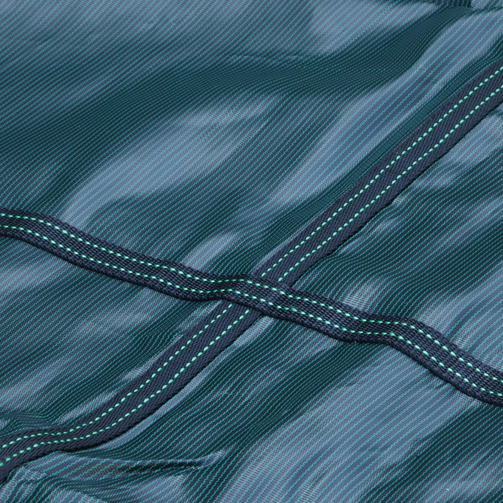 Pool Safety Cover For 20x40ft Rectangular with 4x8ft Center End Step Green Mesh