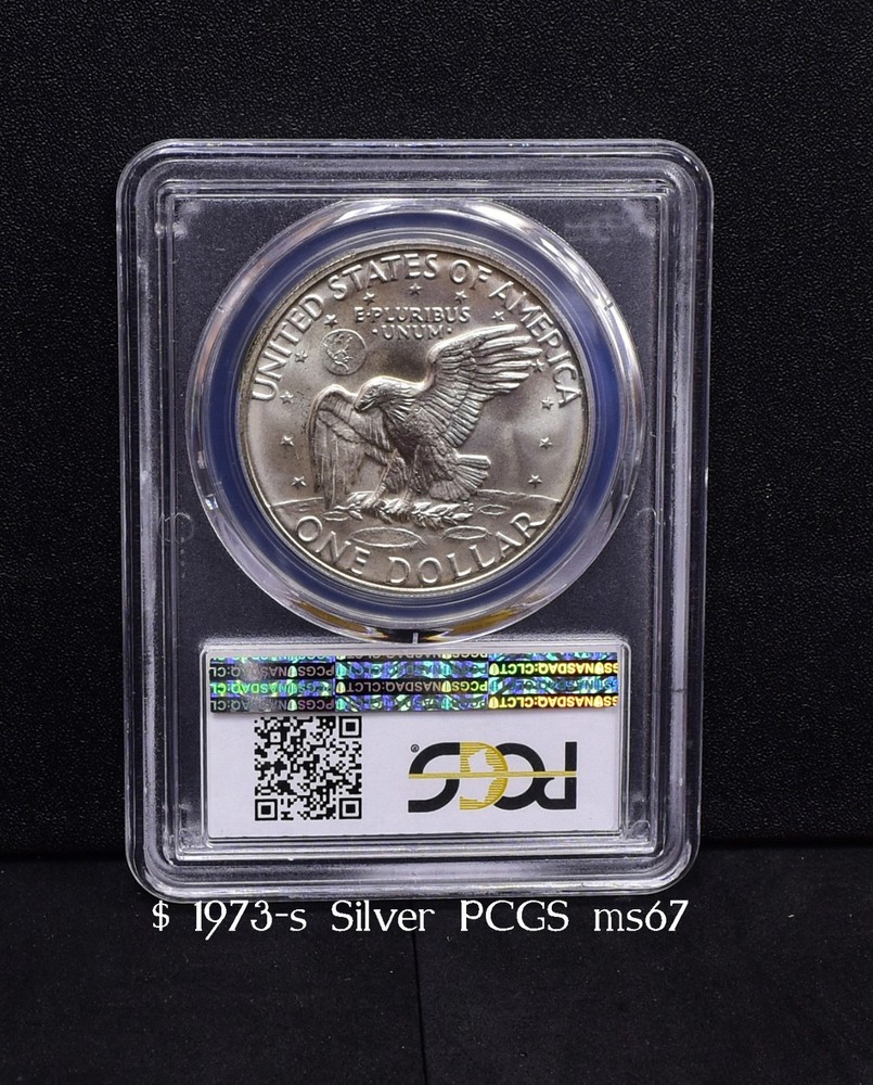 1973-S Silver Eisenhower Dollar - PCGS MS67 (Bulk)