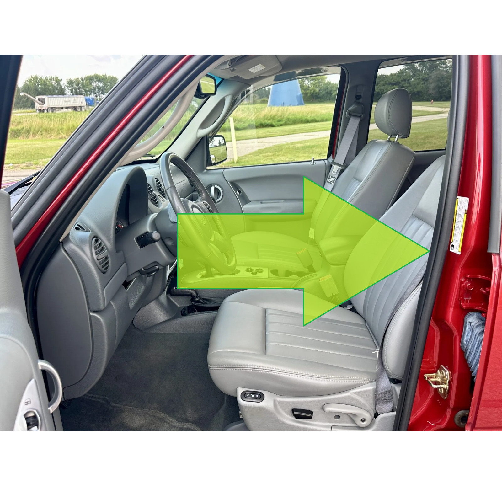 Jeep Liberty KJ Cherokee 4-Piece Rubber Door Seal Weather-Strip Set 55360 965AA