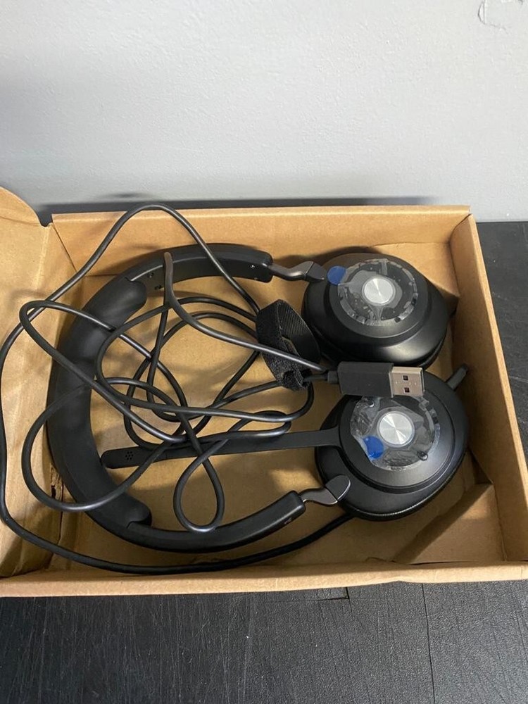 NEW OPEN BOX Cyber Acoustics HS-2000 Essential USB headset