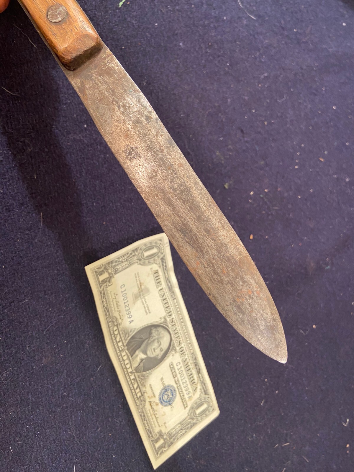 AMAZING 11” LONG HISTORIC INDIAN EARLY FUR TRADE ERA Boot KNIFE Dagger