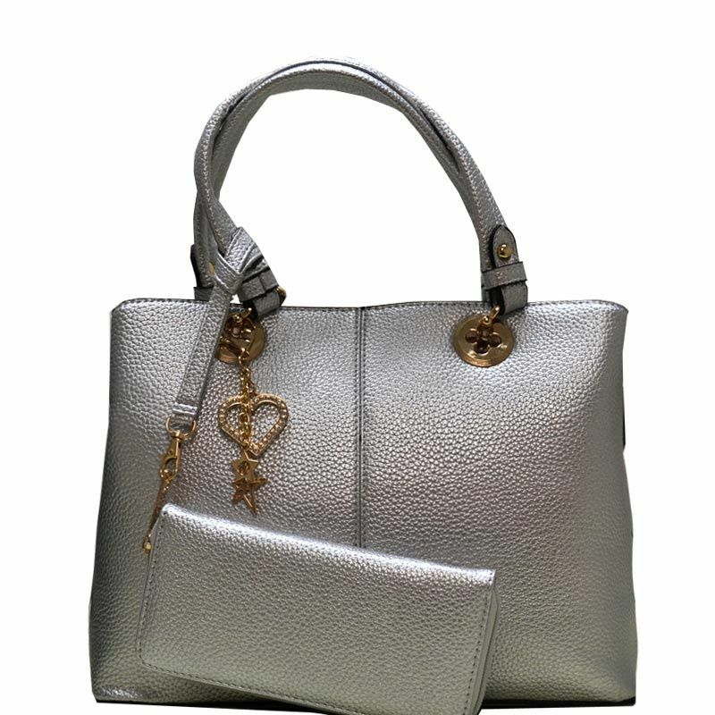 Charmed Silver Handbag and Wallet