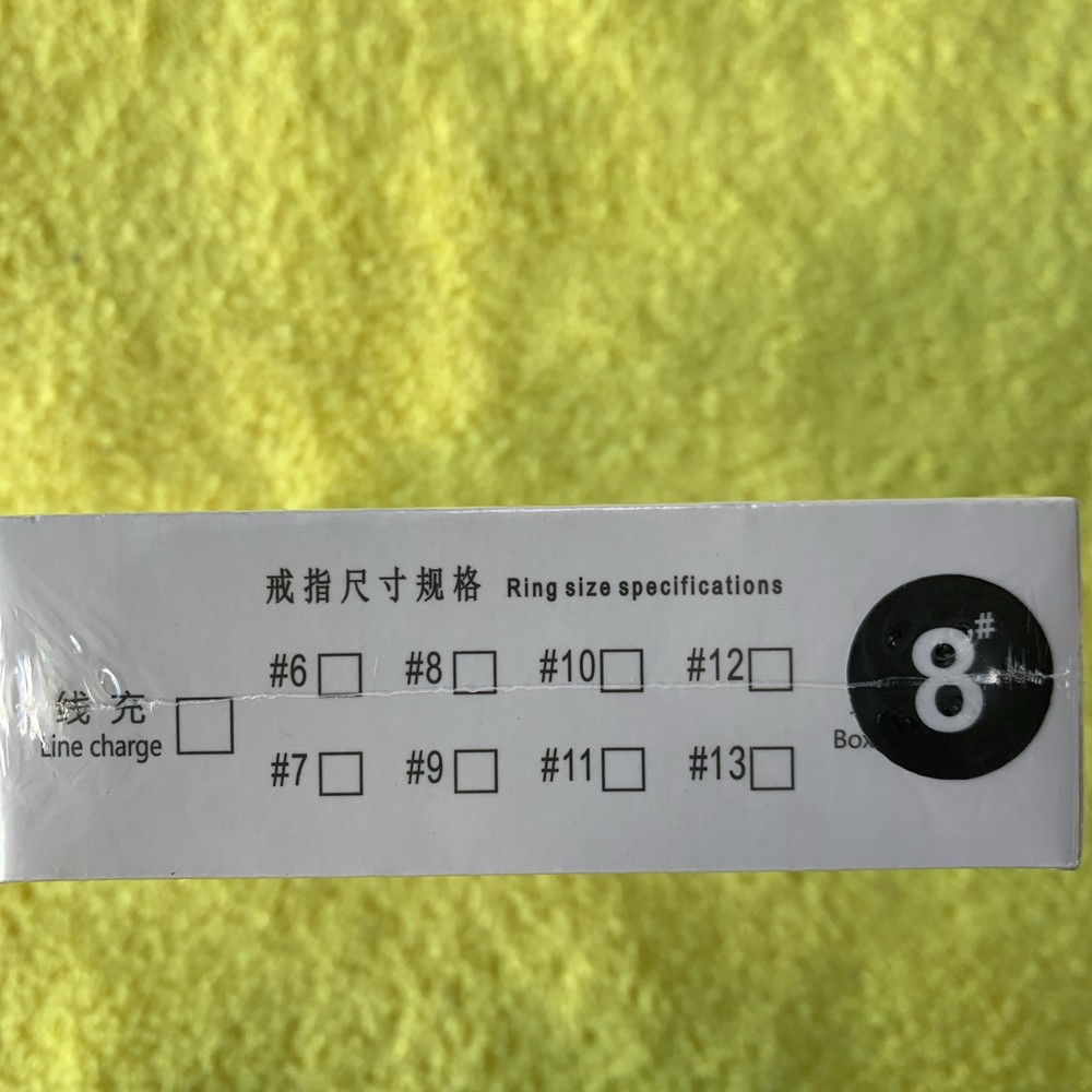 Smart Ring Size 8 Black (New in the Box)