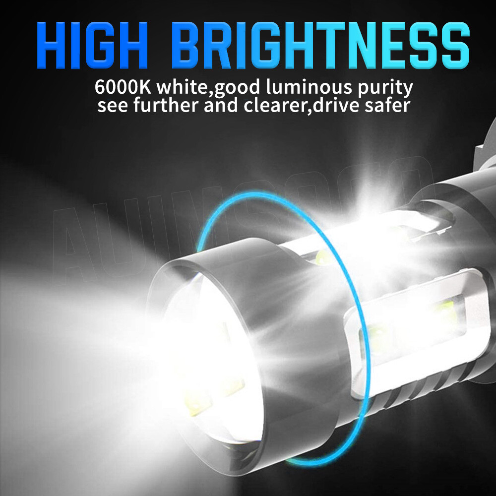 6x LED Headlight Bulbs Cool White Super Bright For Chrysler Pacifica 2017-2020