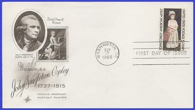 USA5 #1273 U/A ARTCRAFT FDC   John Singleton Copley
