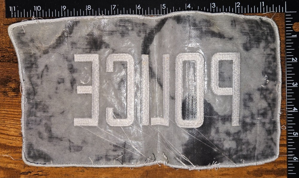 Police Vintage Large Jacket Patch