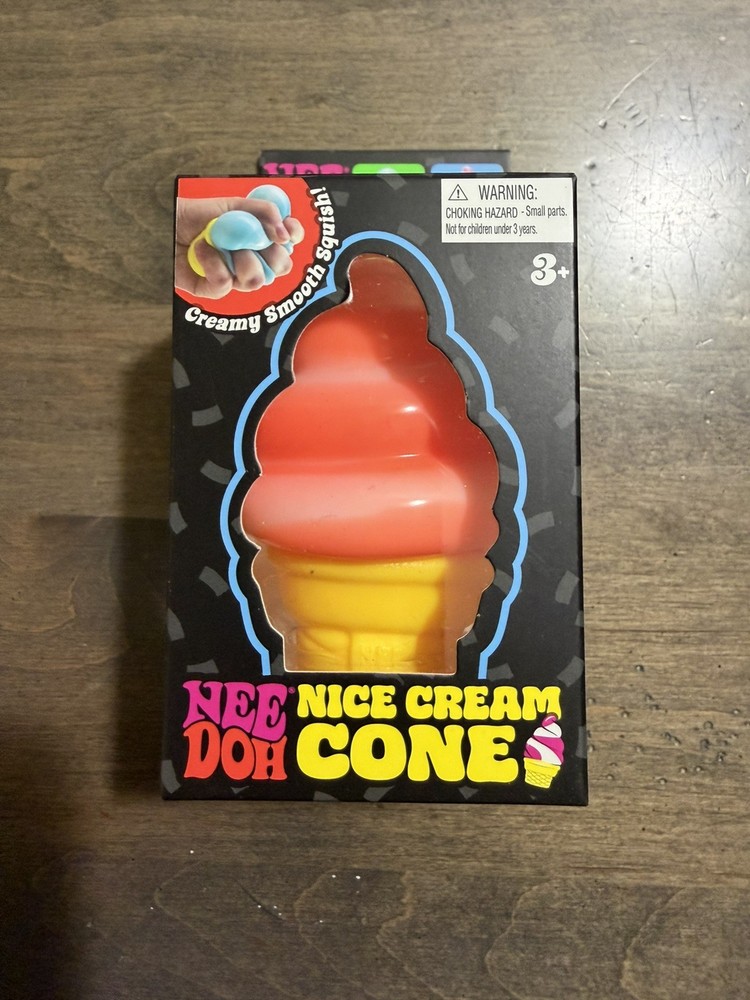 Schylling Nee Doh Nice Cream Cone Orange