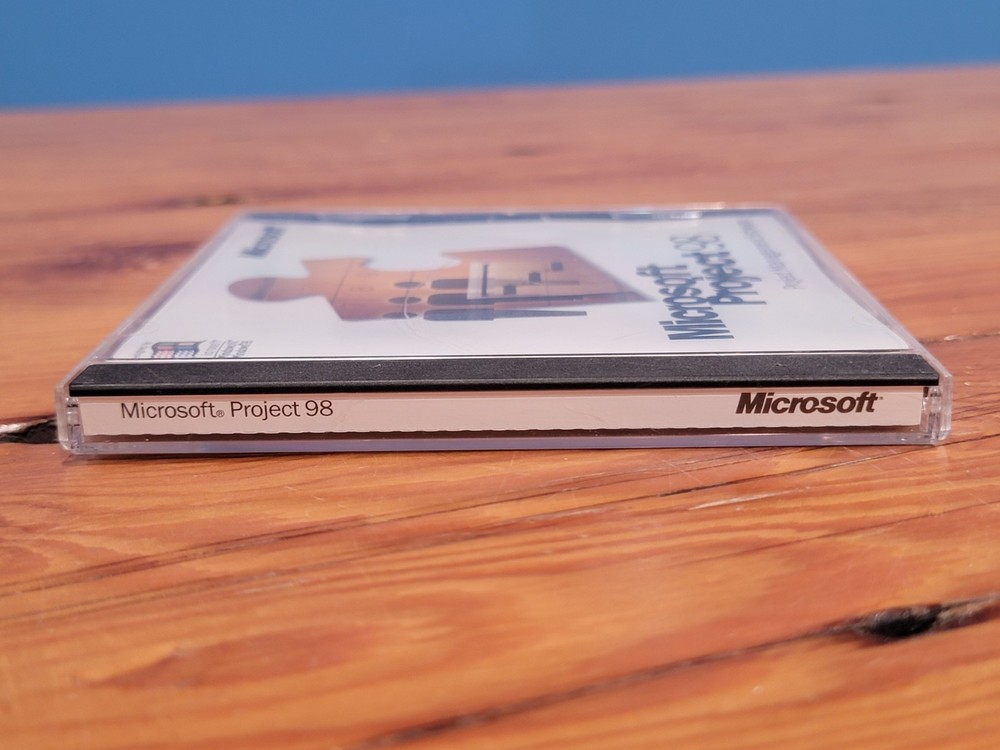 Microsoft Project 98 Project Management Software w/ CD Key