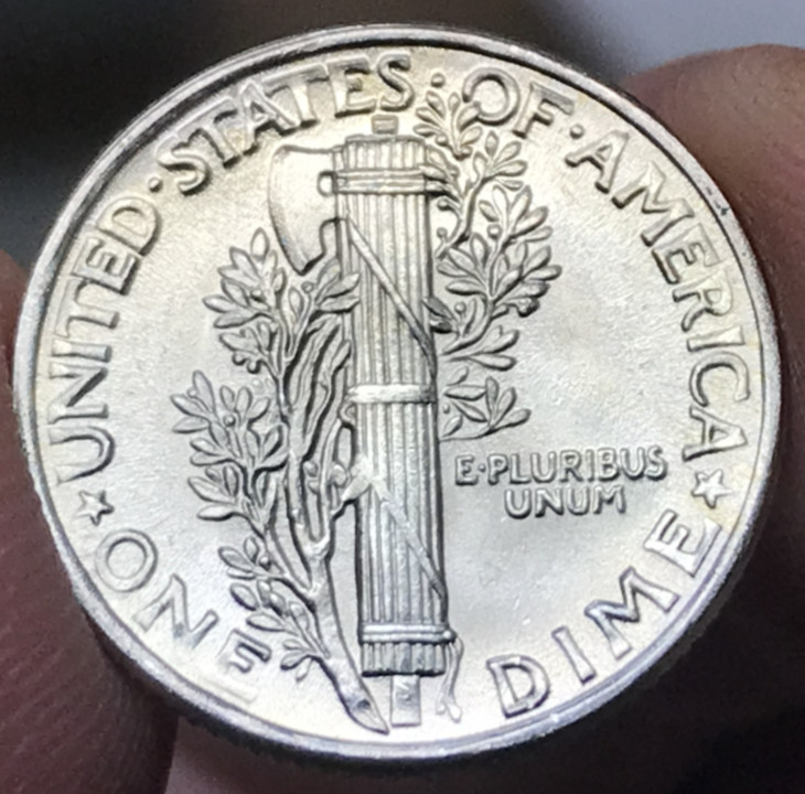 1940 10C Silver Mercury Dime Uncirculated