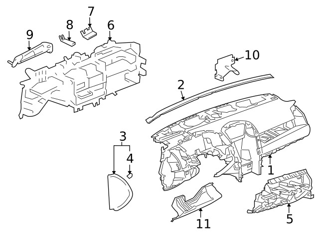 Genuine GM Upper Seal 25741697