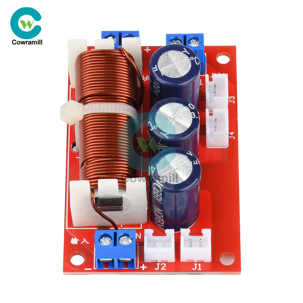 400W 2Way Speaker Frequency Divider Audio Crossover Board 100Hz-10KHz Adjustable