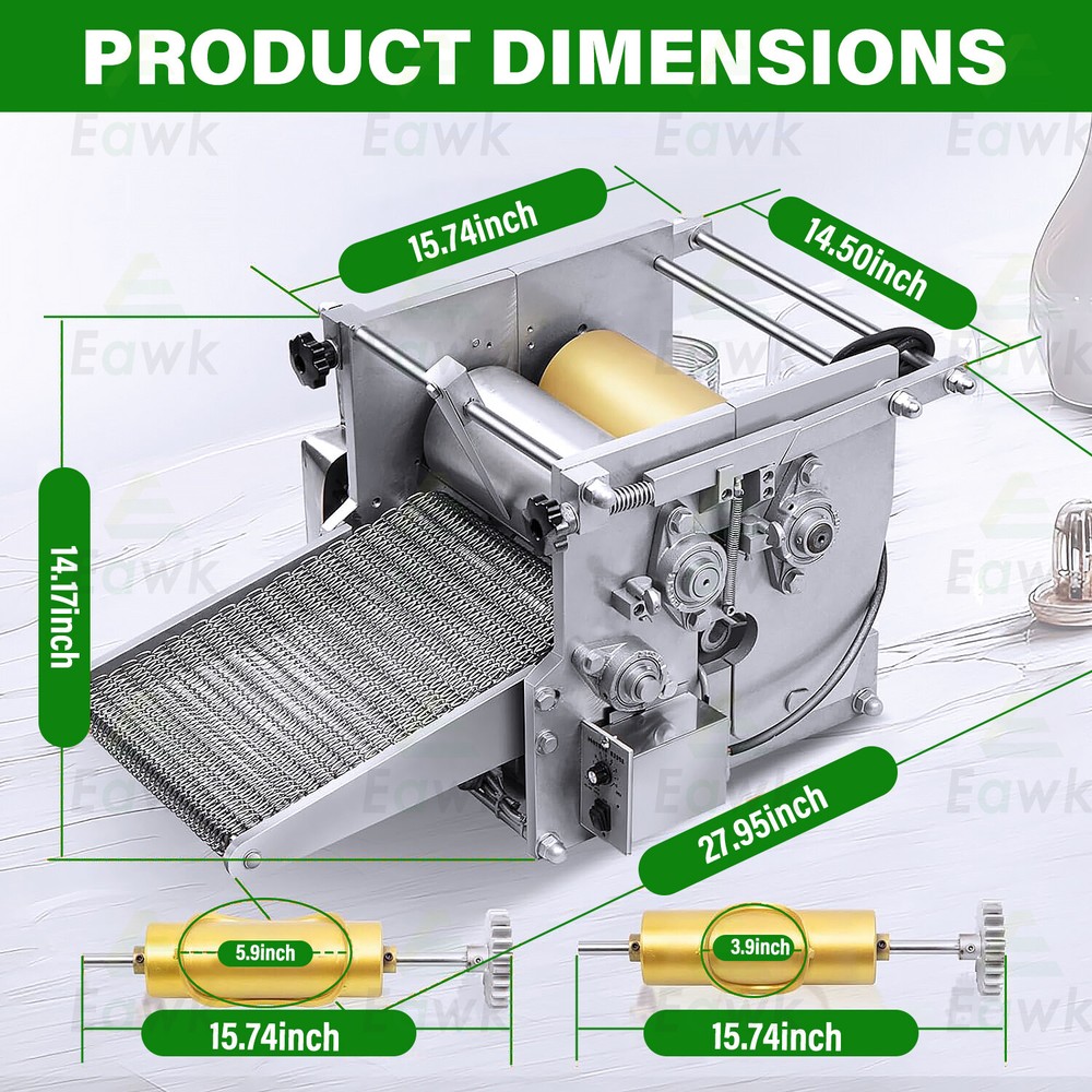 Automatic Corn Flour Chapati Tortilla Making Machine Commercial Roti Bread Maker