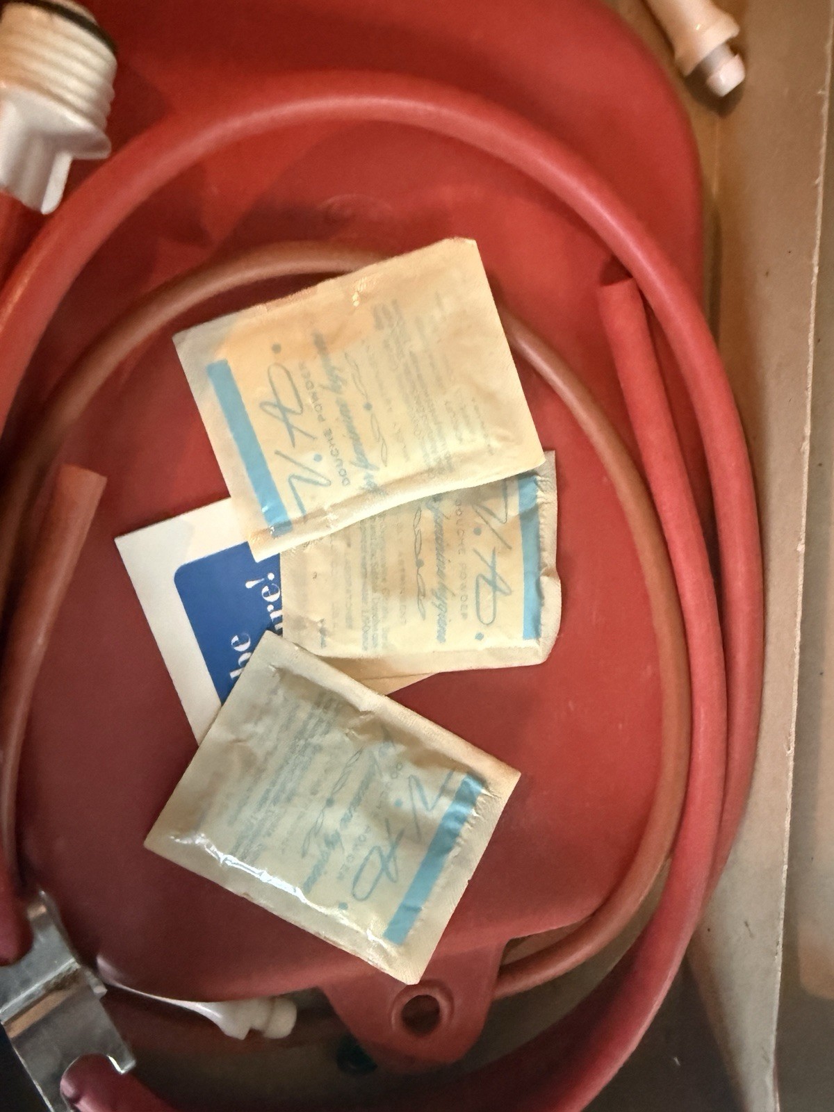 Vintage St. Regis Combination Syringe + Hot Water Bottle Enema Fountain Syringe