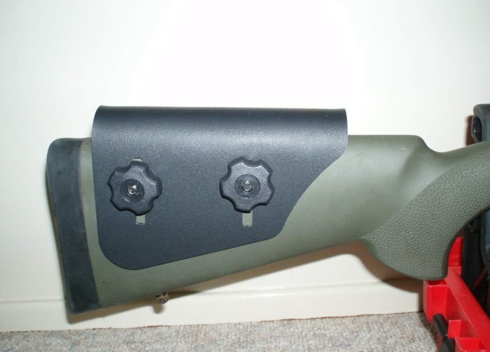 Precision-Made Adjustable Cheek Rest Riser - Easy Installation, Black Finish