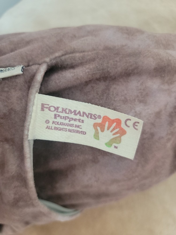 Folkmanis Manatee Hand Puppet, Gray, 20"