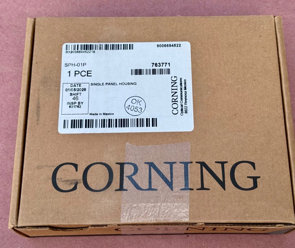 Corning Single-Panel Housing Wall-Mountable Black, CCH Panel SPH-01P