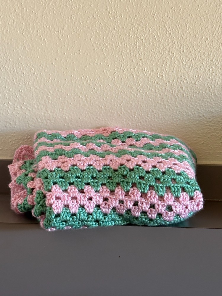 crochet blanket handmade new