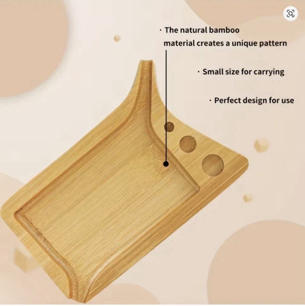 Bamboo Rolling Station – Integrated Cone Loader & Funnel Tool