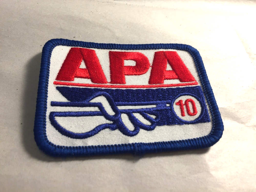 A.P.A. / American Pool Players 10 patch (2" x 2-7/8")