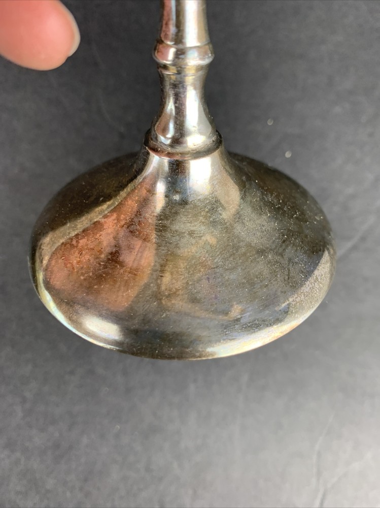 Vintage Silver Plated Wine Water Goblet 7.5" Tall Made in India Marshall Fields