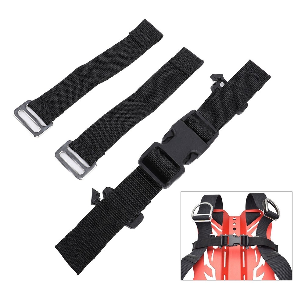 Diving Chest Strap with Quick Release Buckle PP Webbing Diving Sternum Strap