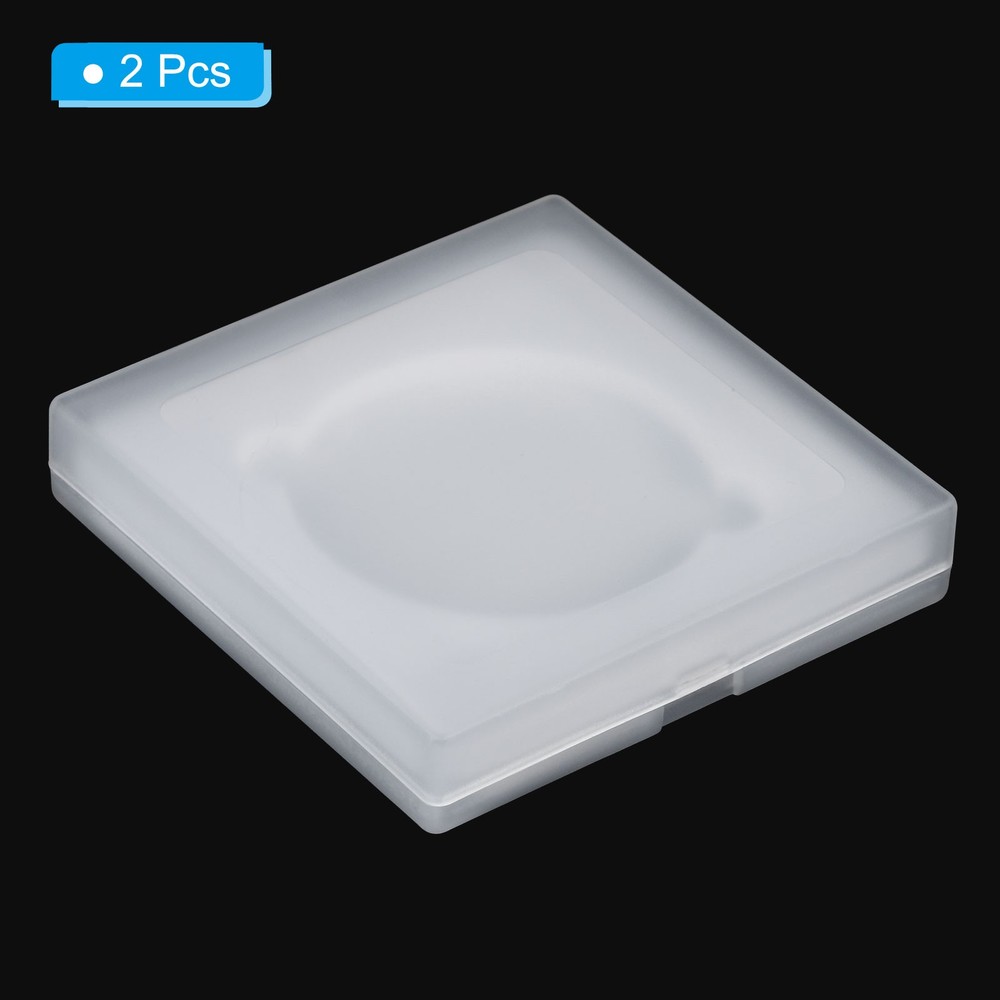 58mm Lens Filter Case, 2pcs Camera Filter Case Portable Lens Filter Box