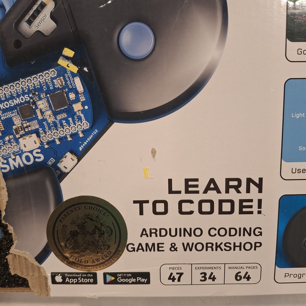 Thames & Kosmos Code Gamer with Kosmobits Arduino Coding Game and Workshop 4a
