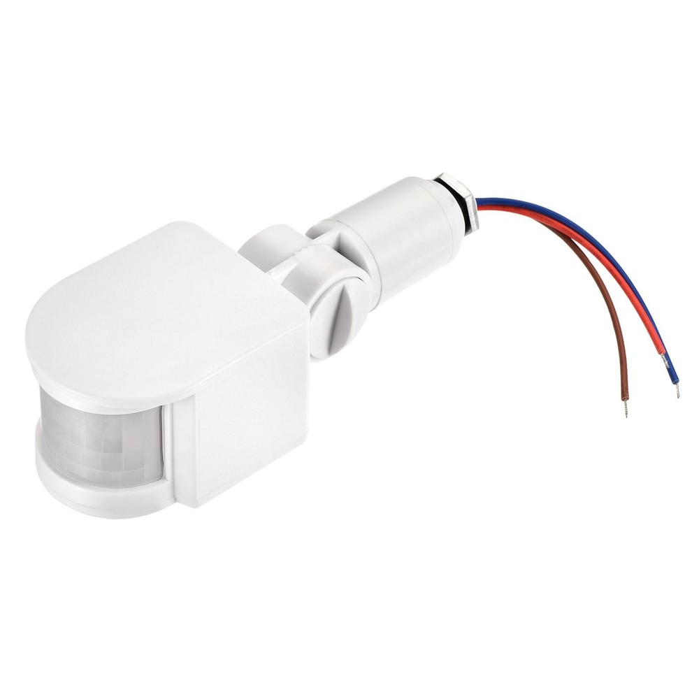 Motion Sensor AC110-240V Infrared PIR Detector Switch White