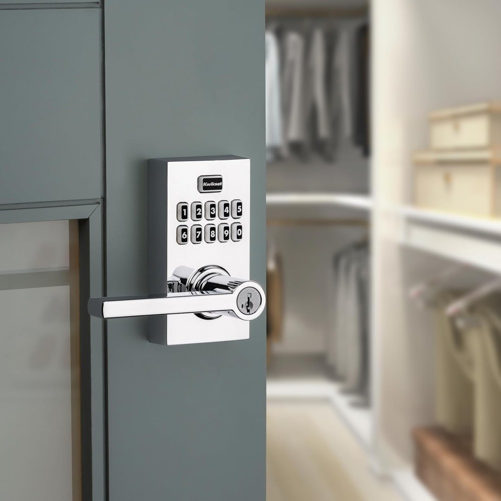 *2-Sets* Kwikset SmartCode 917 Keypad Keyless SmartKey Polished Chrome 99170-005
