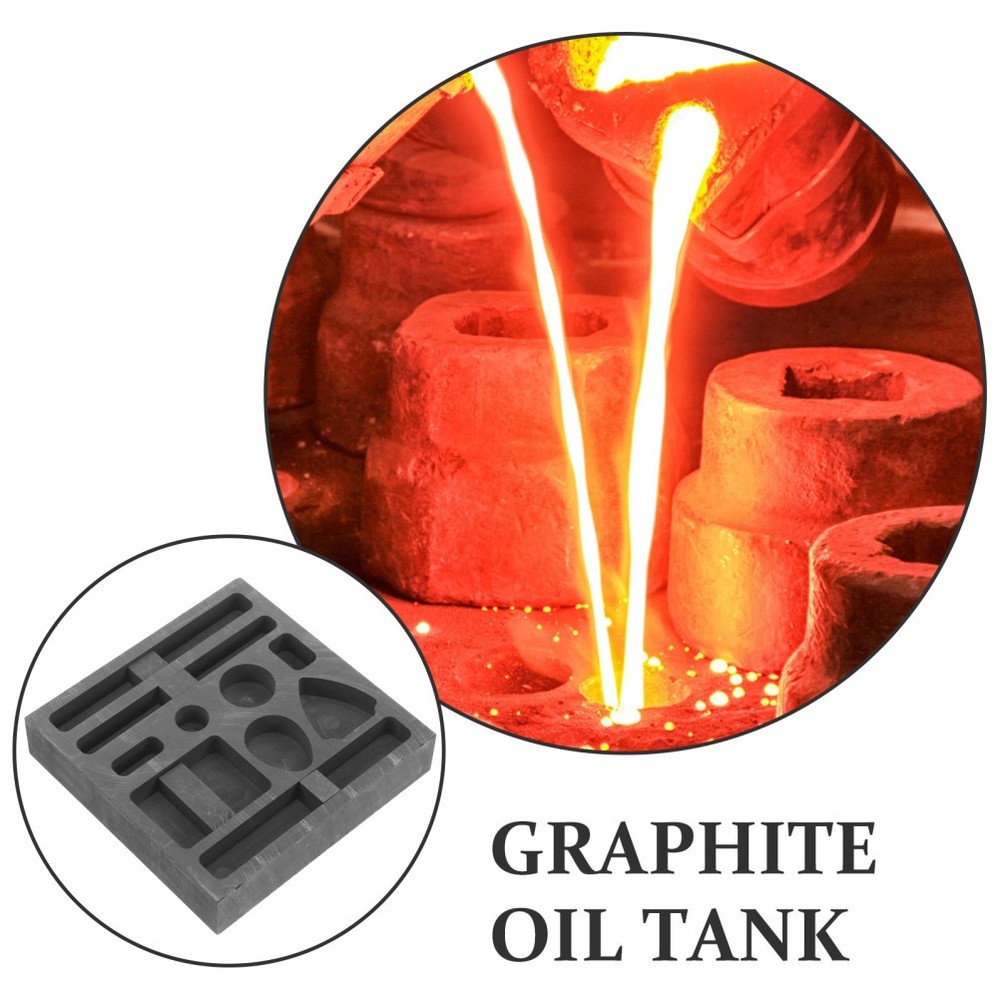 Graphite Ingot Mold for Melting Gold Silver Copper Casting Tool