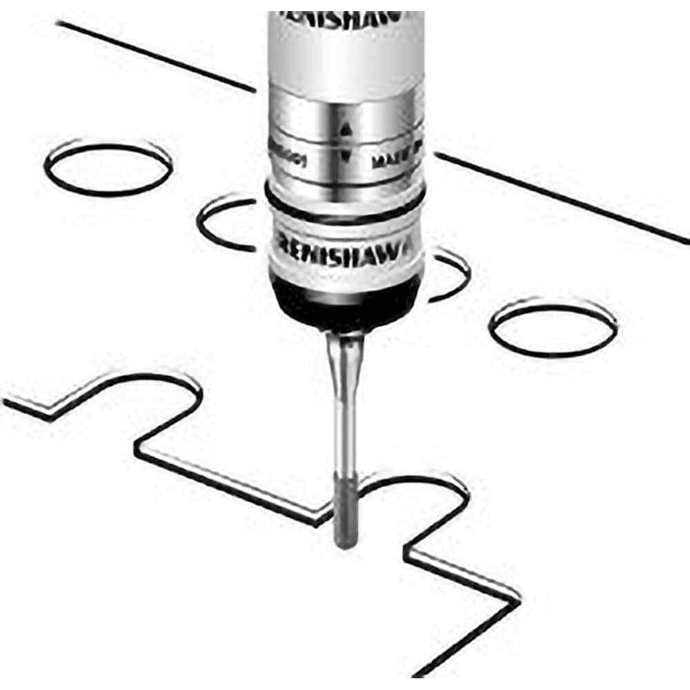 Renishaw A-5000-7812 CMM Sphere Stylus: 2 mm Ball Diam, M2 Thread, Ruby Point
