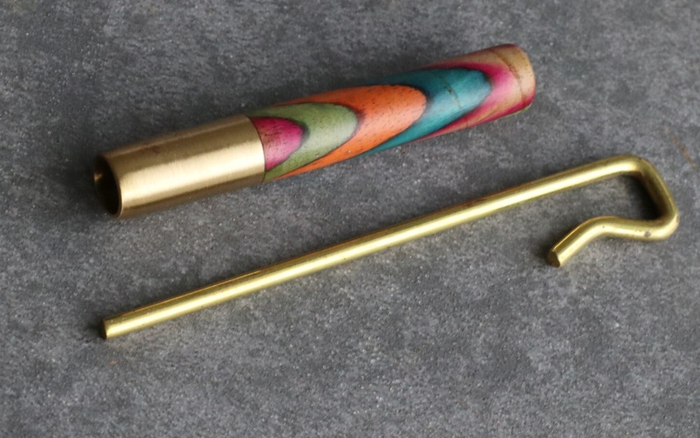 2" Brass One Hitter with Flat Tip-Quality Pipe designed for 3" Dugouts