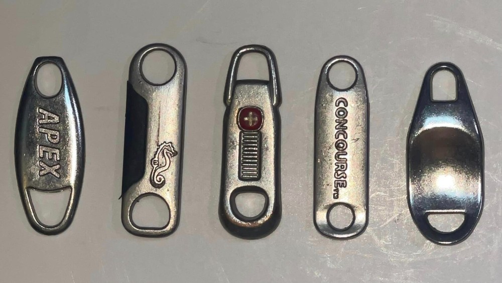 Lot of (5) Luggage Replacement Zipper Pulls